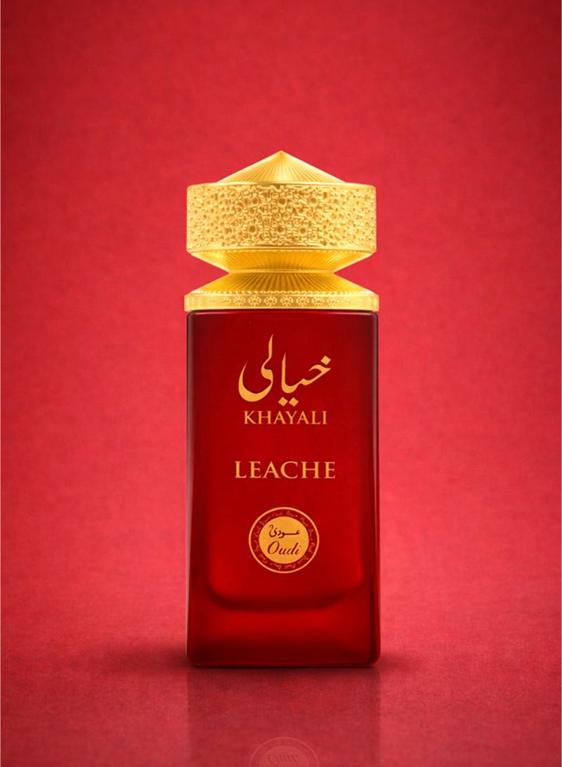 OUDI Elegant Unisex Eau De Parfum Oudi Khayali Leache 100ml | Long Lasting perfume for Men & Women with Fresh Sweet Fruity & Caramel Notes | Best Unisex Eau De Parfum - Image 4